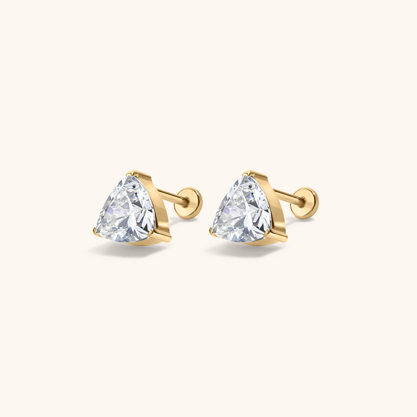 Celestial Crystal Trillion Nap Earrings