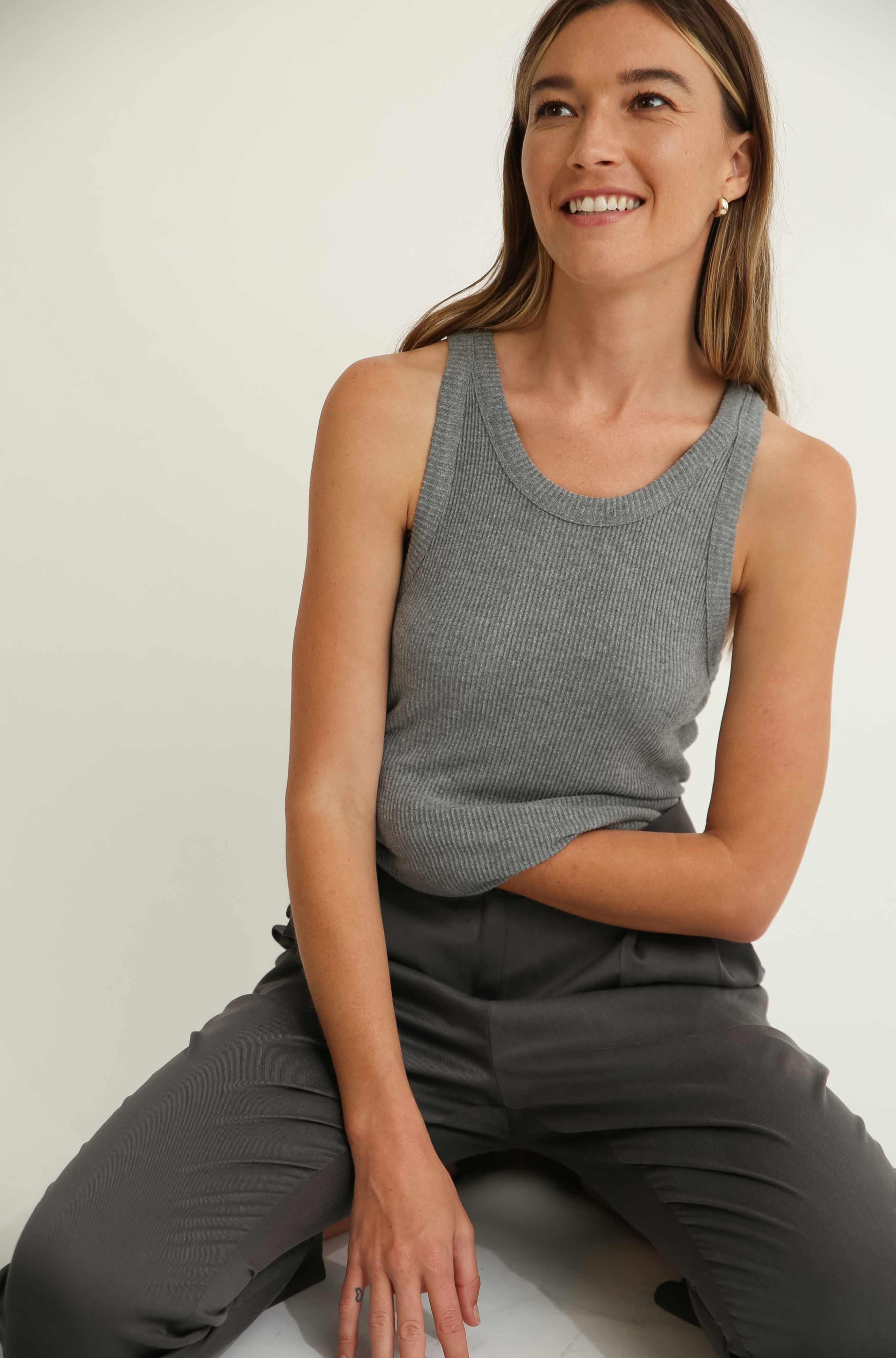 Racerback Knit Top
