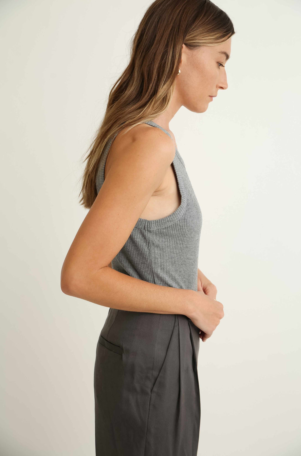 Racerback Knit Top