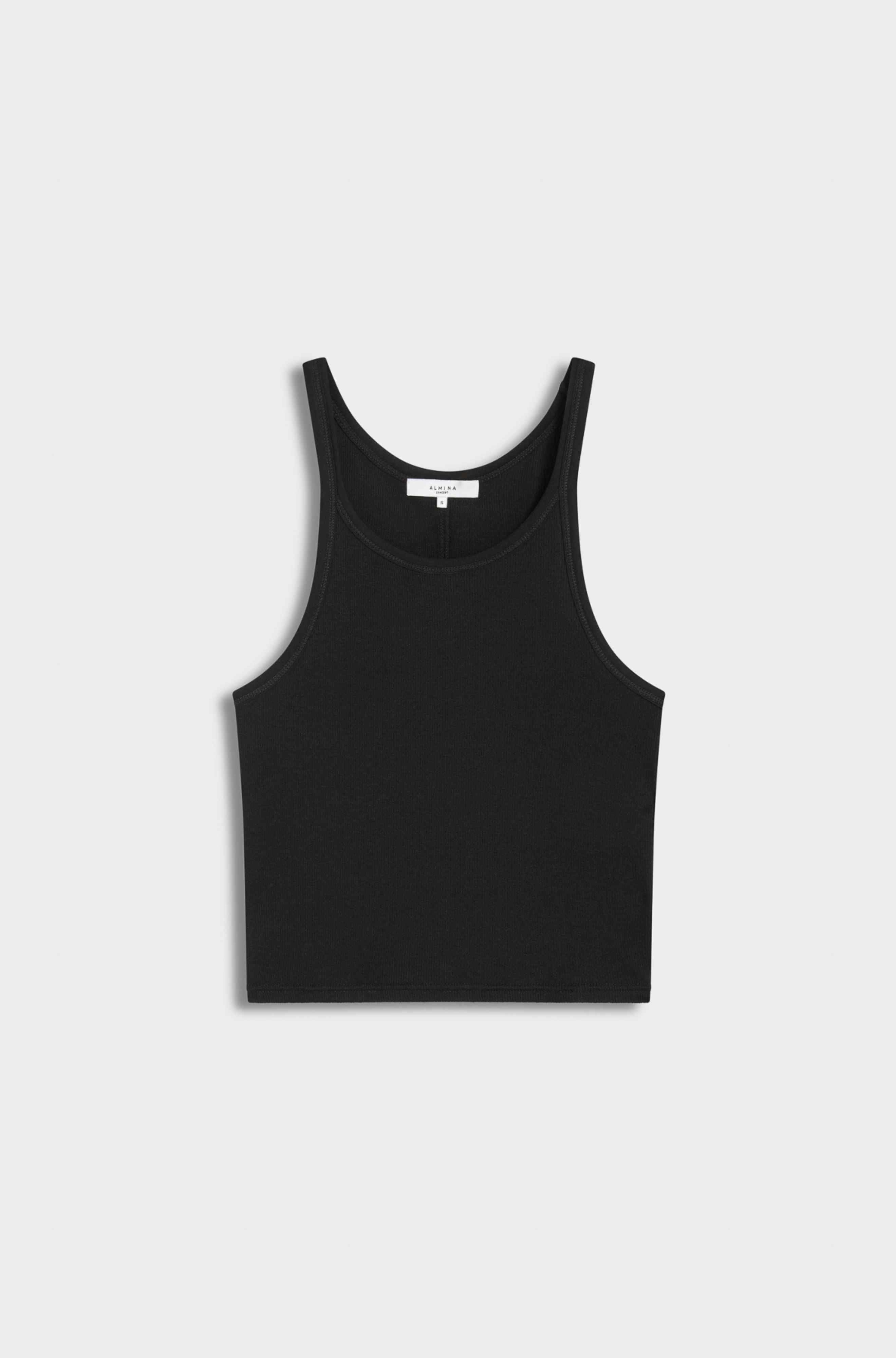 Cropped Rib Tank