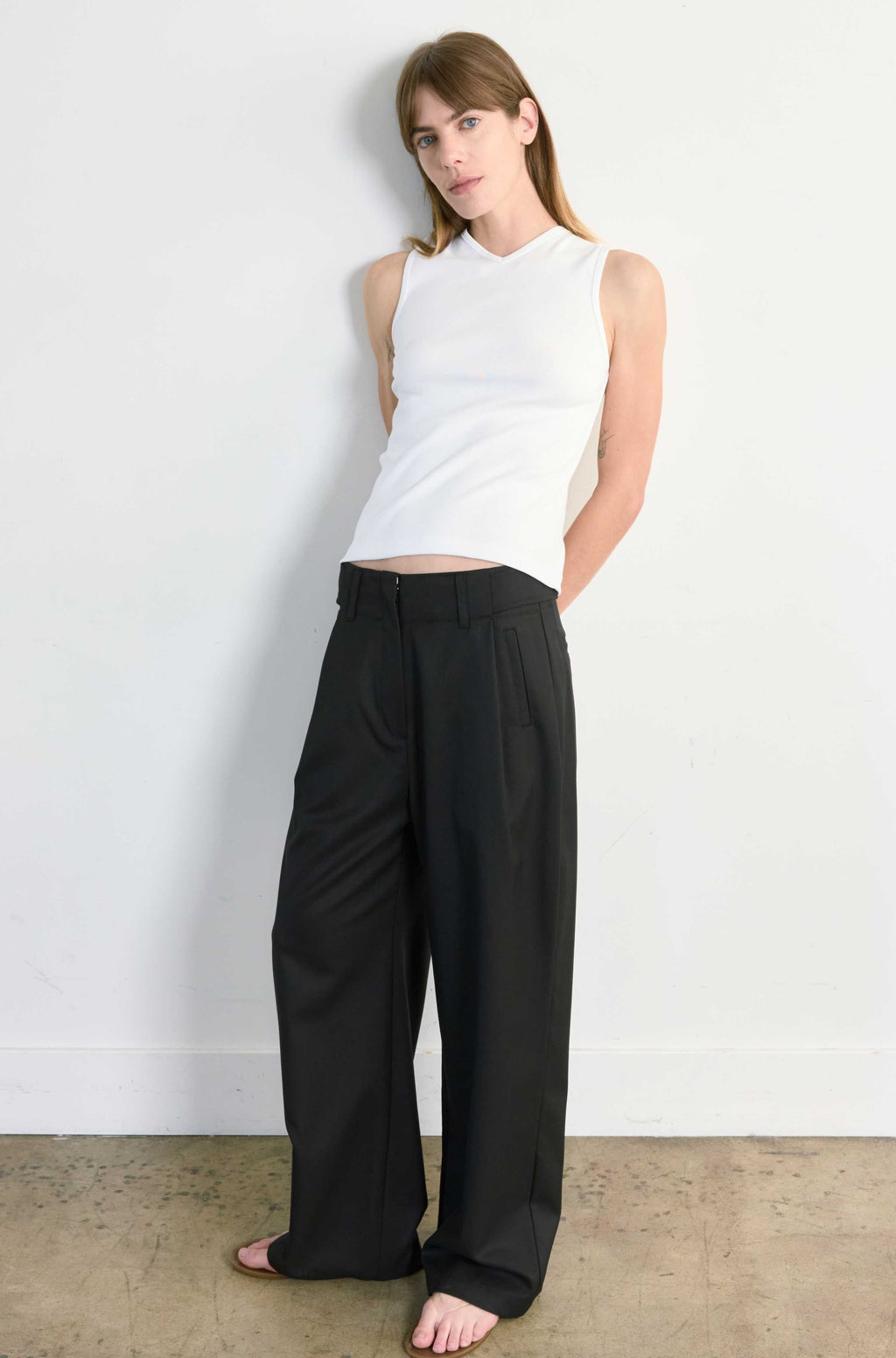 High V Neck Tank
