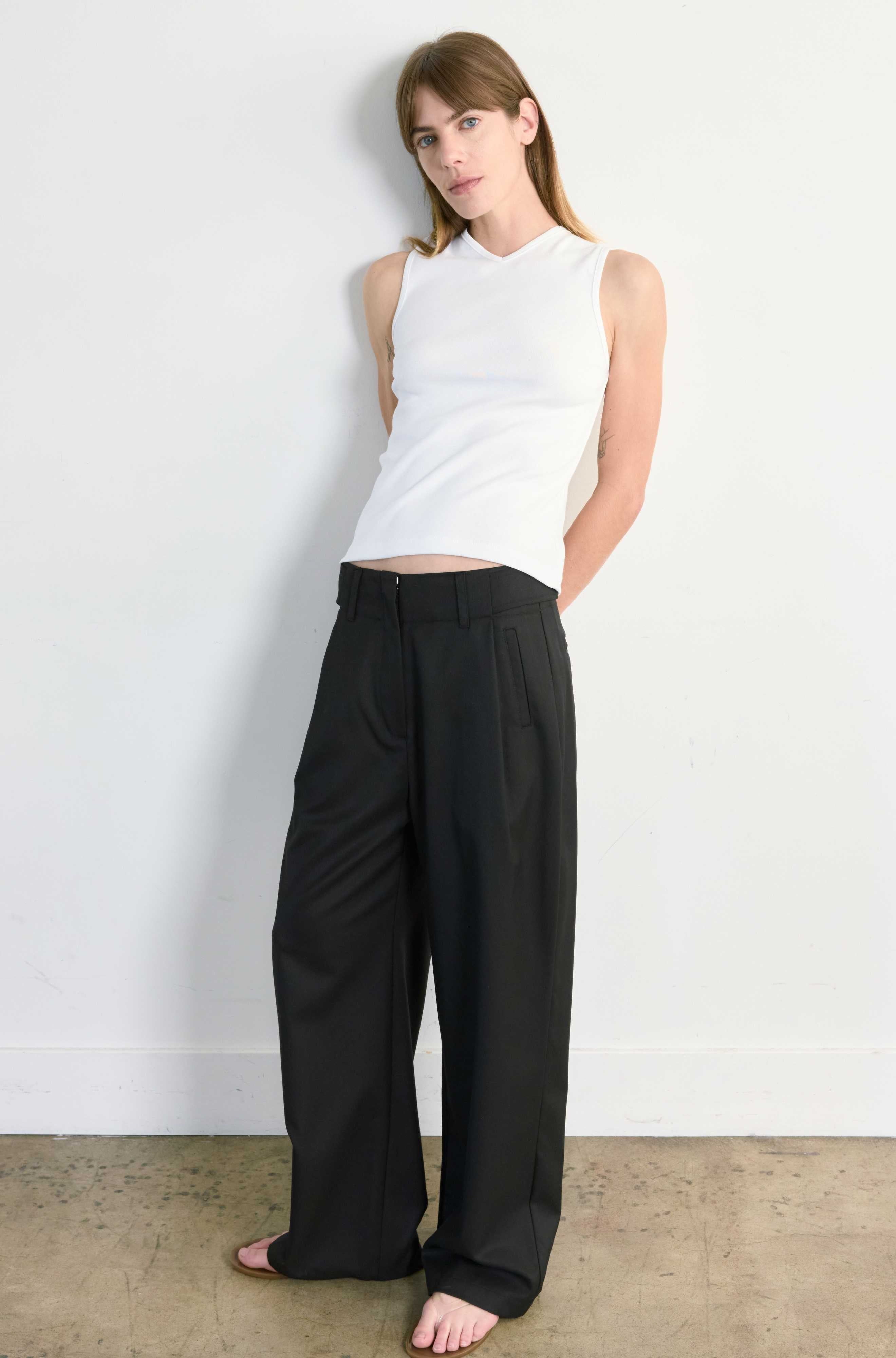 High V Neck Tank