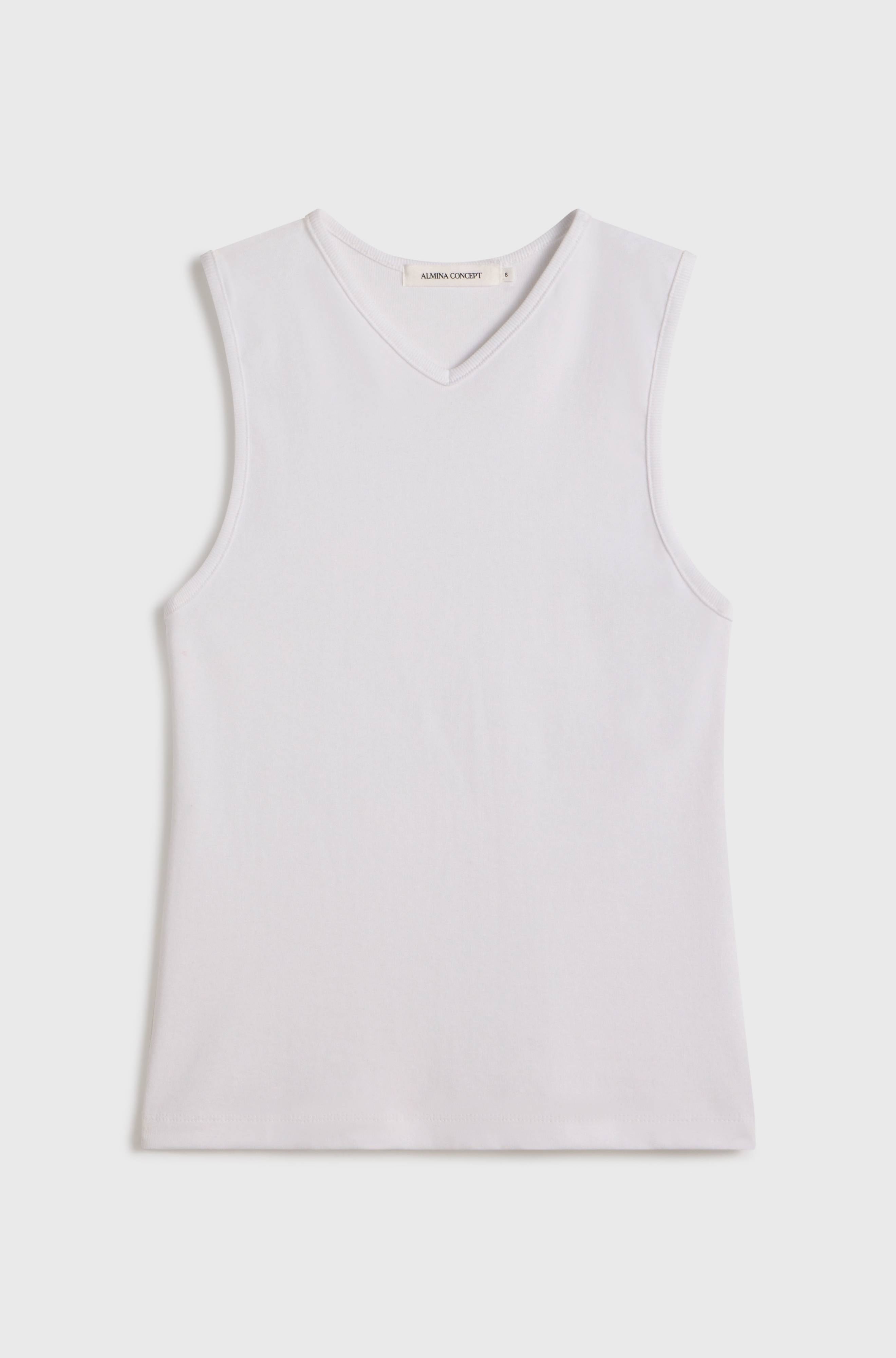 High V Neck Tank