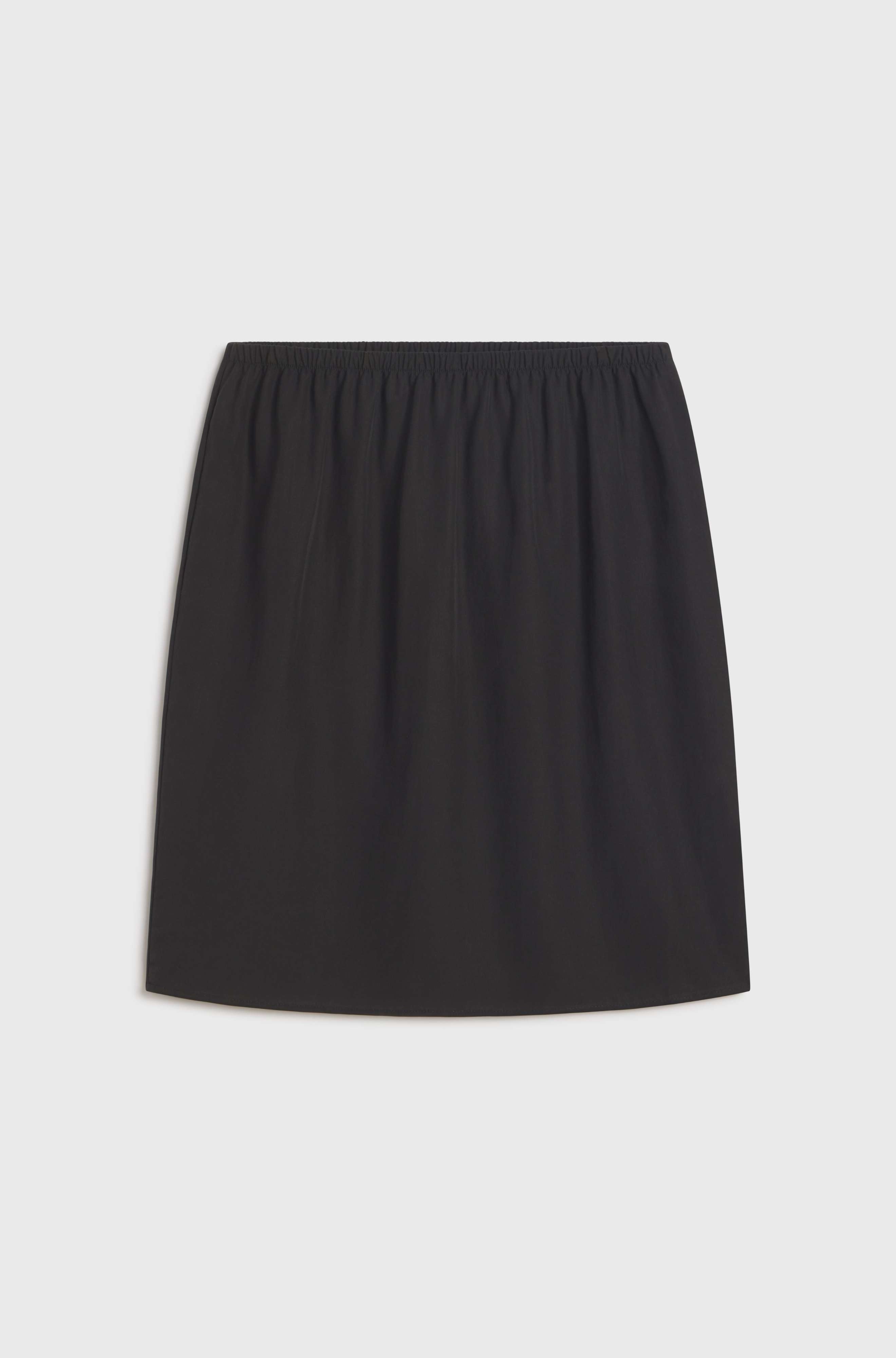 Pleated Tencel Midi Skirt