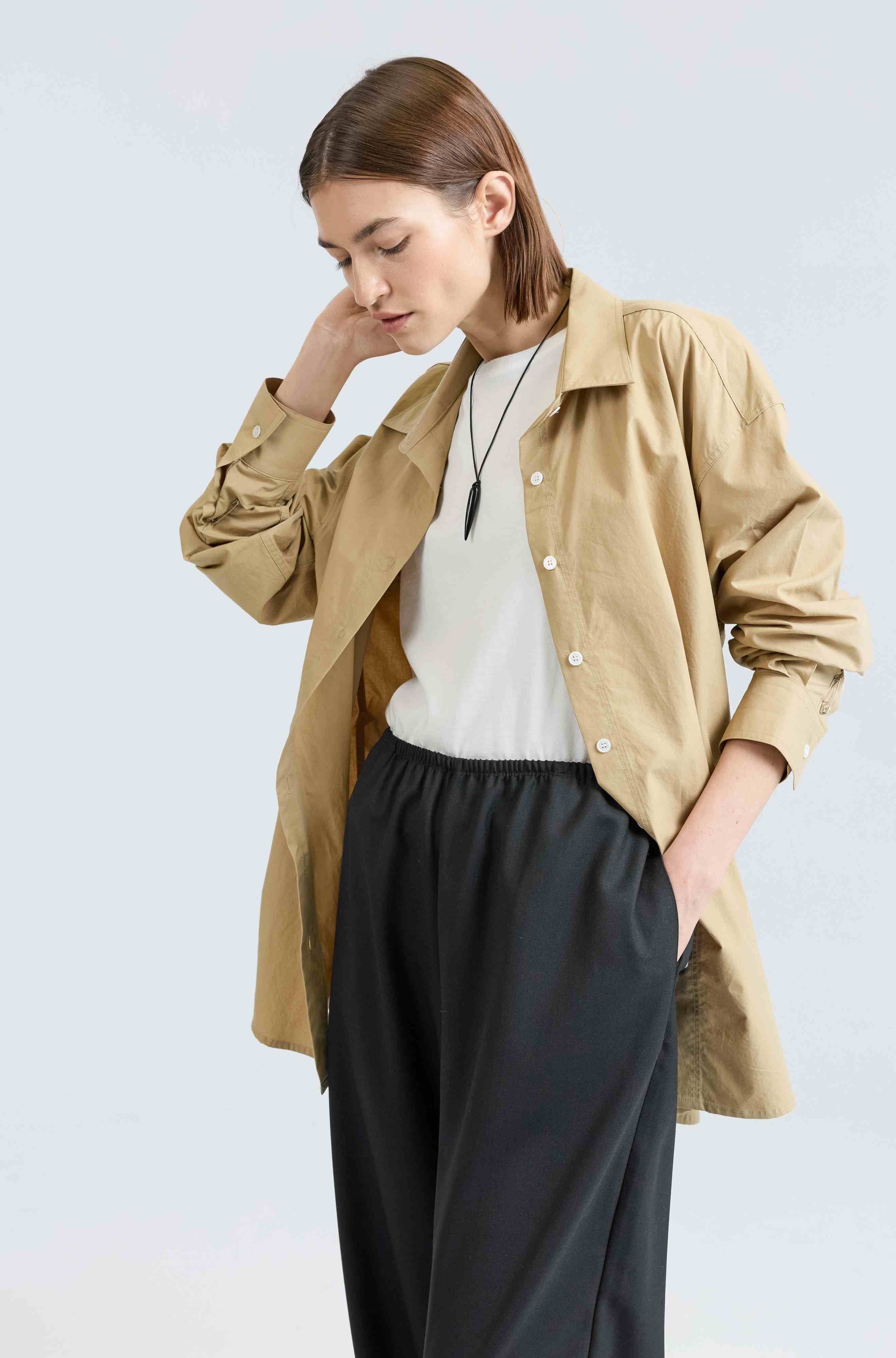 Shirt With Tie Belt