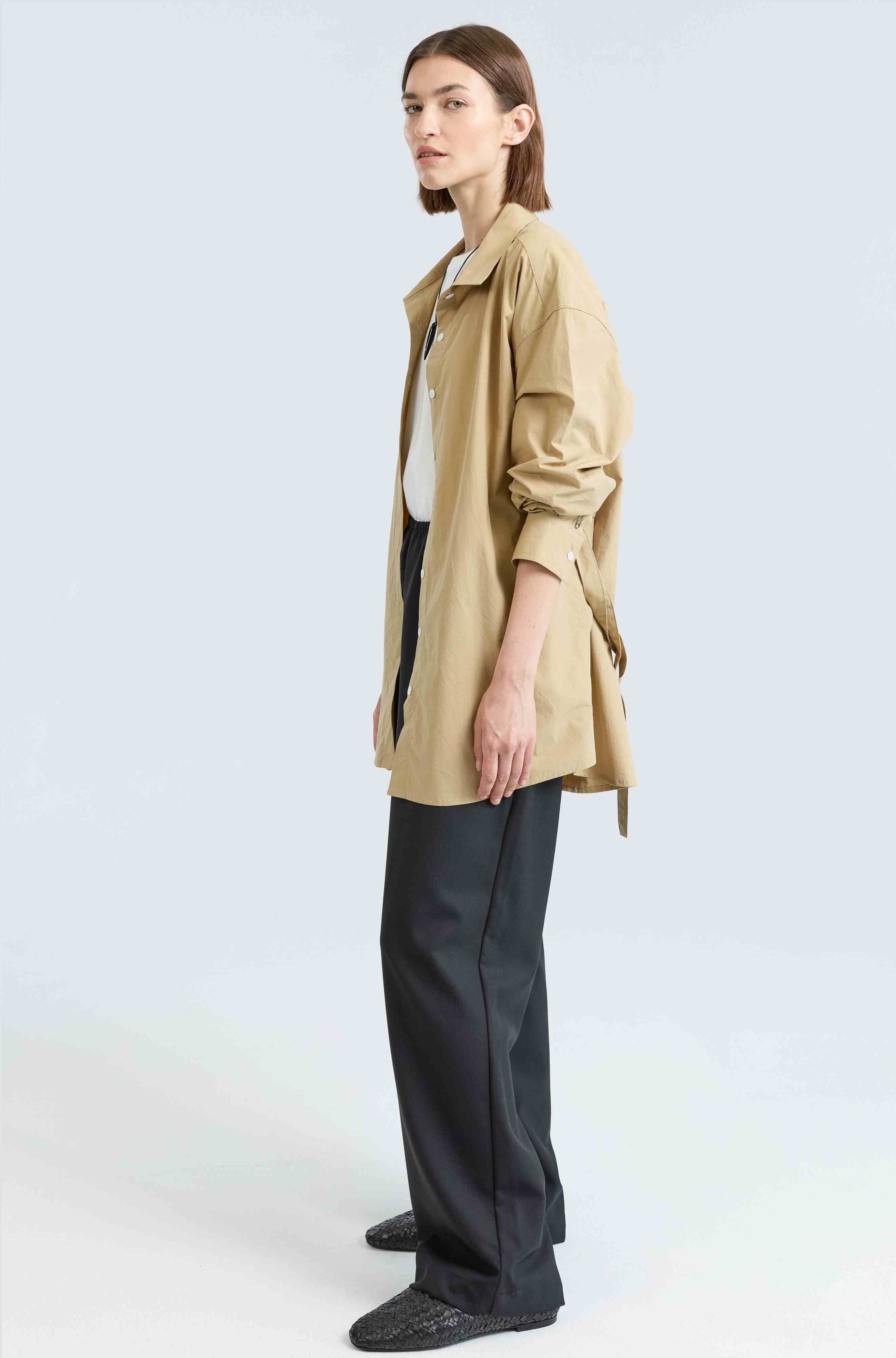 Shirt With Tie Belt