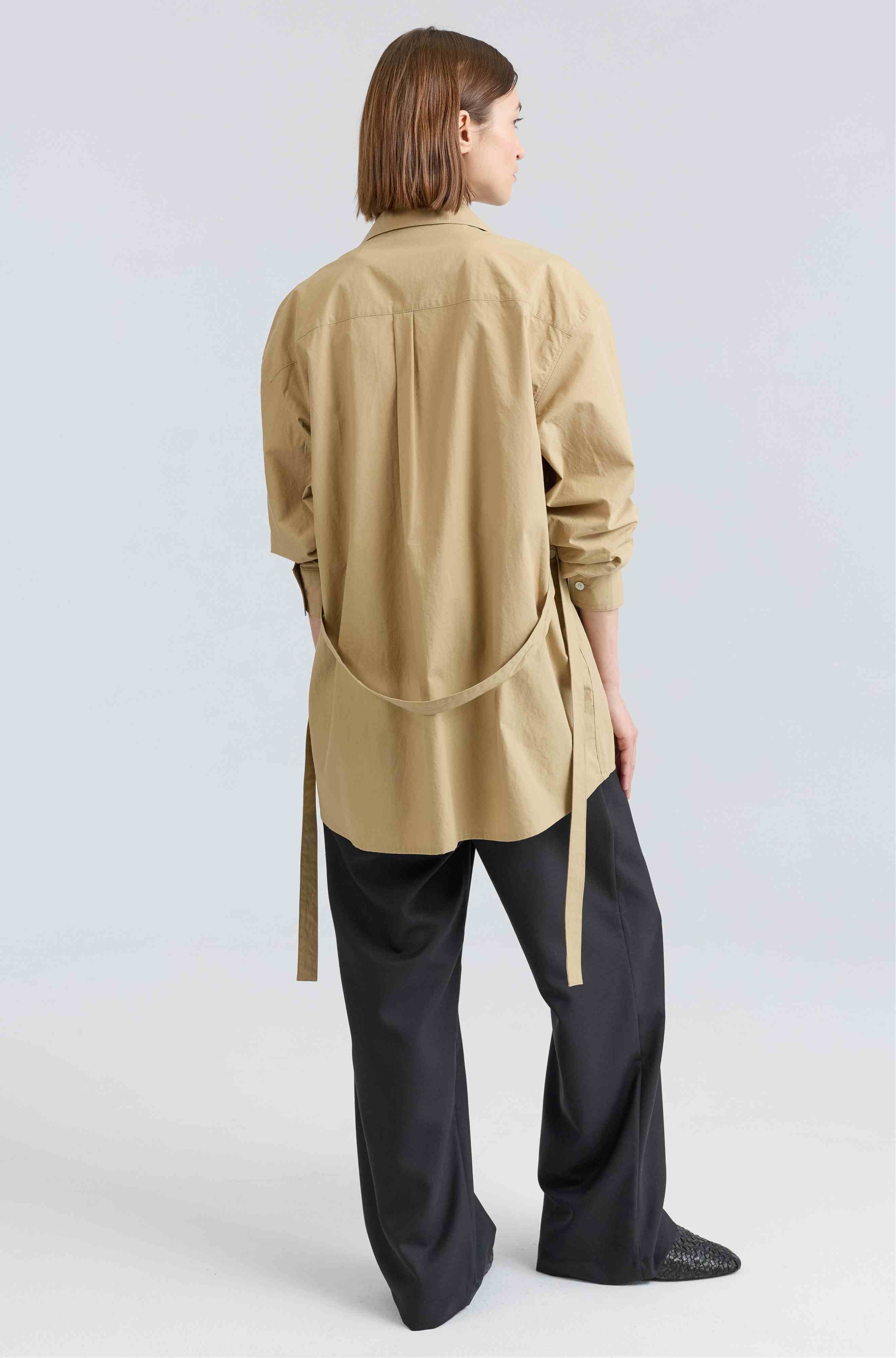 Shirt With Tie Belt