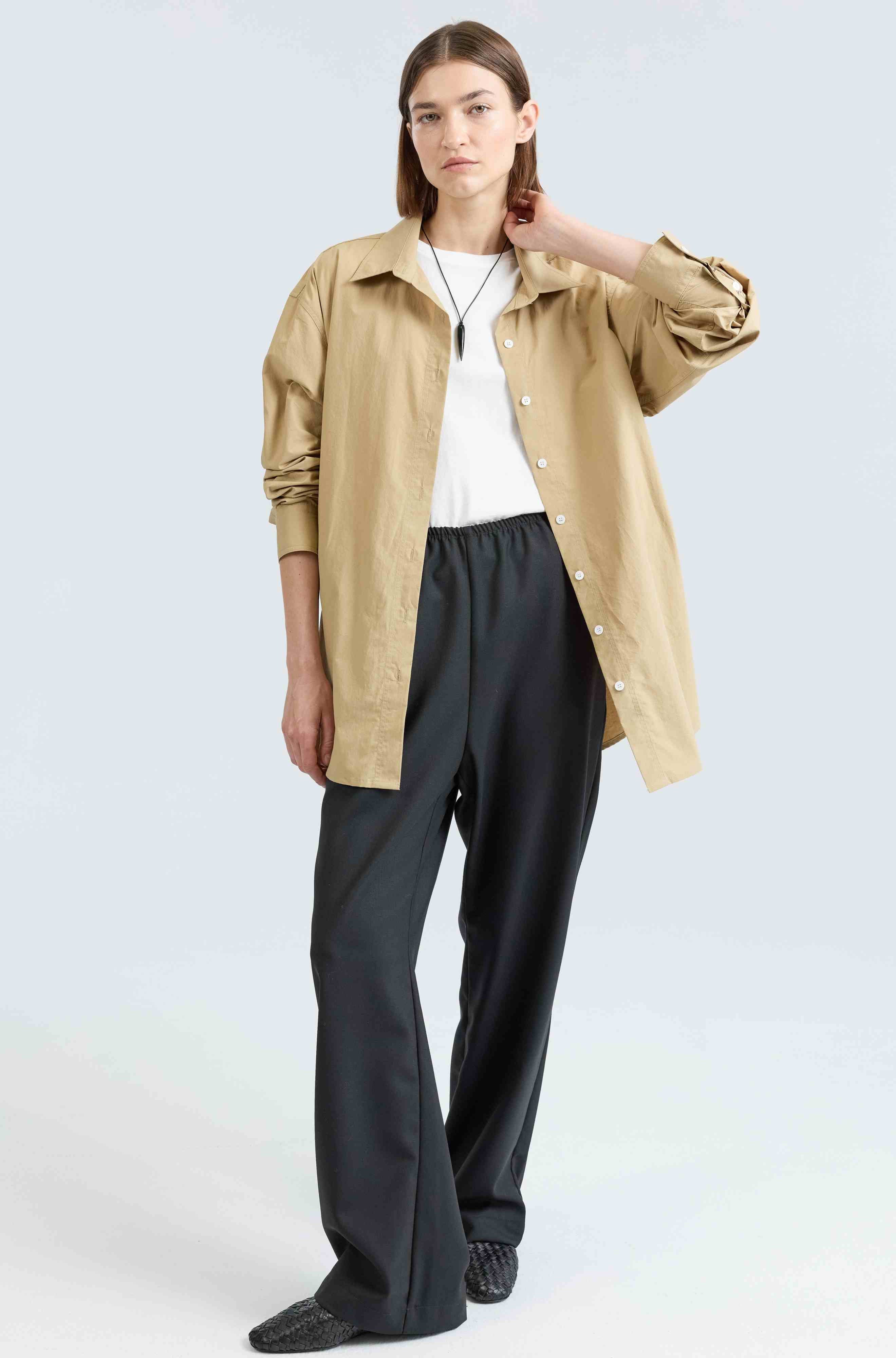 Shirt With Tie Belt