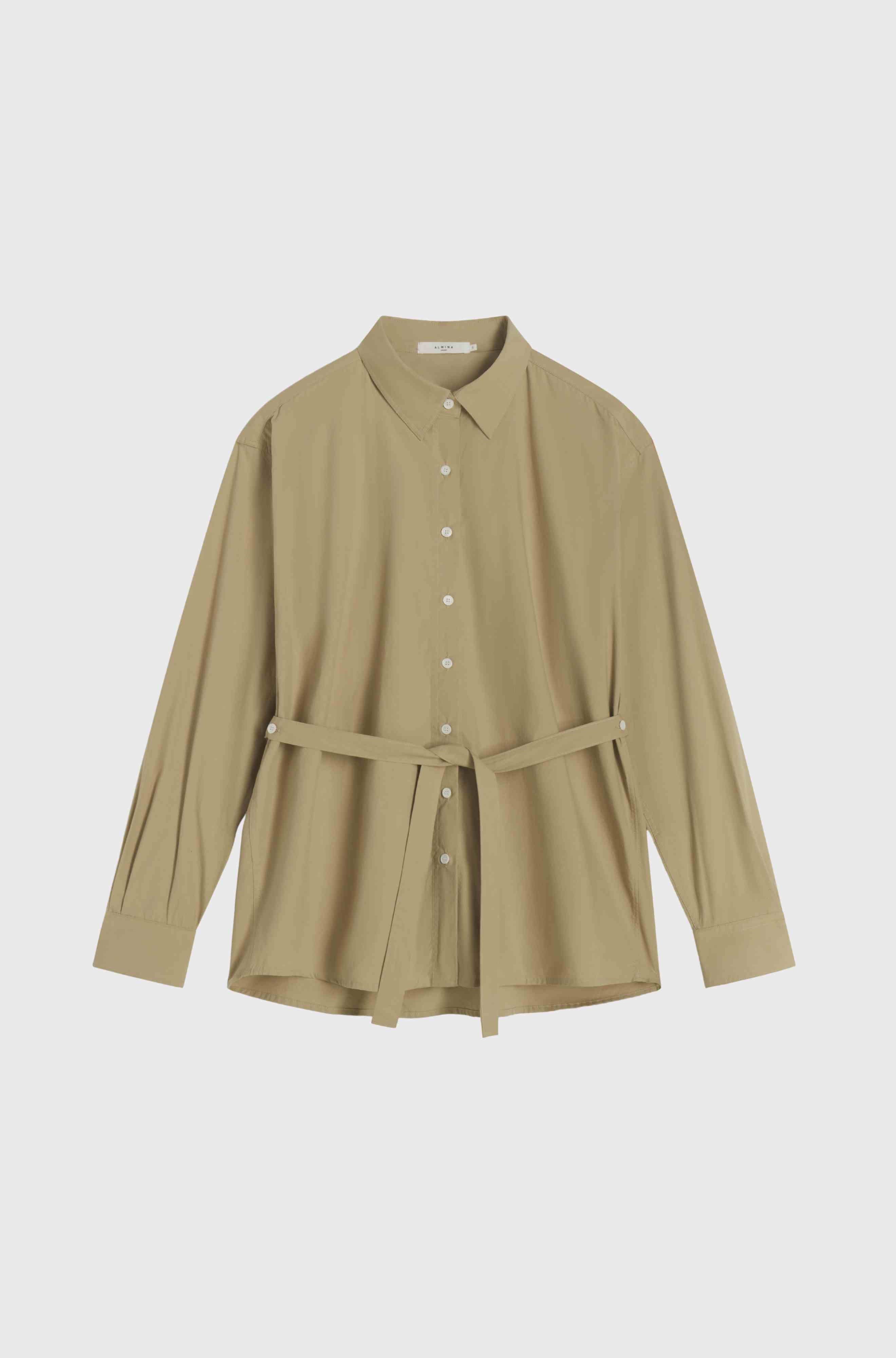 Shirt With Tie Belt