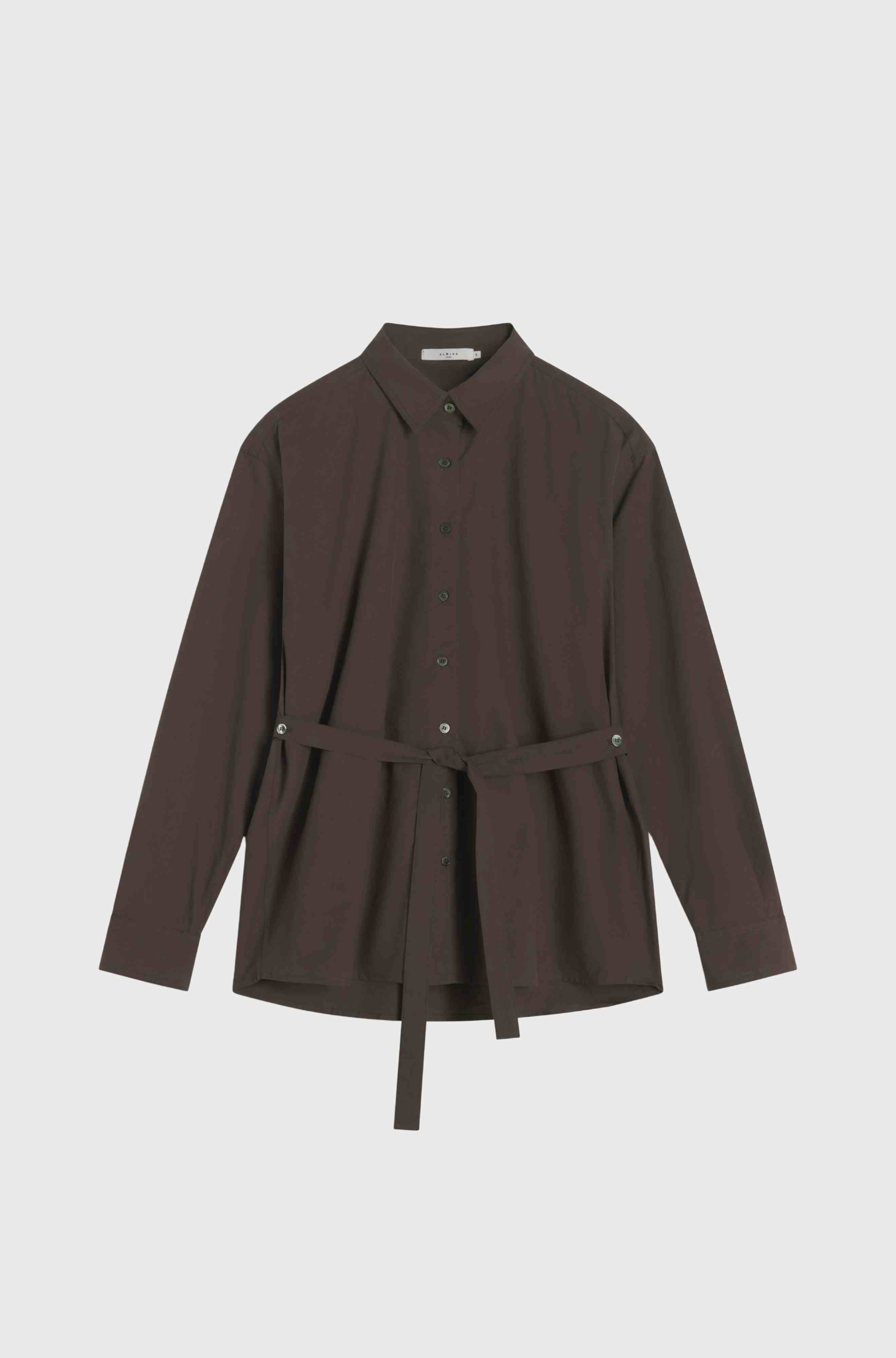 Shirt With Tie Belt