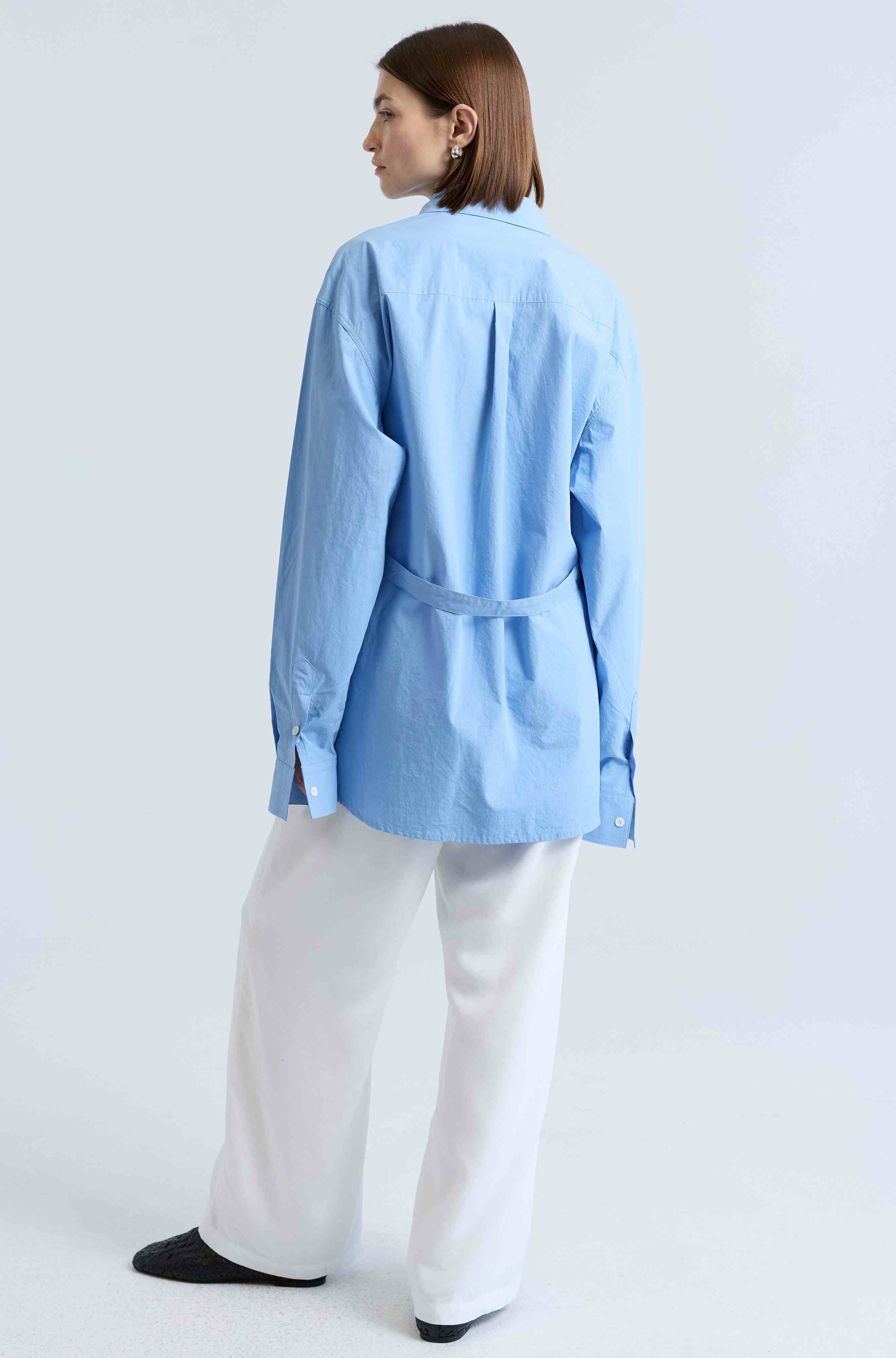 Shirt With Tie Belt