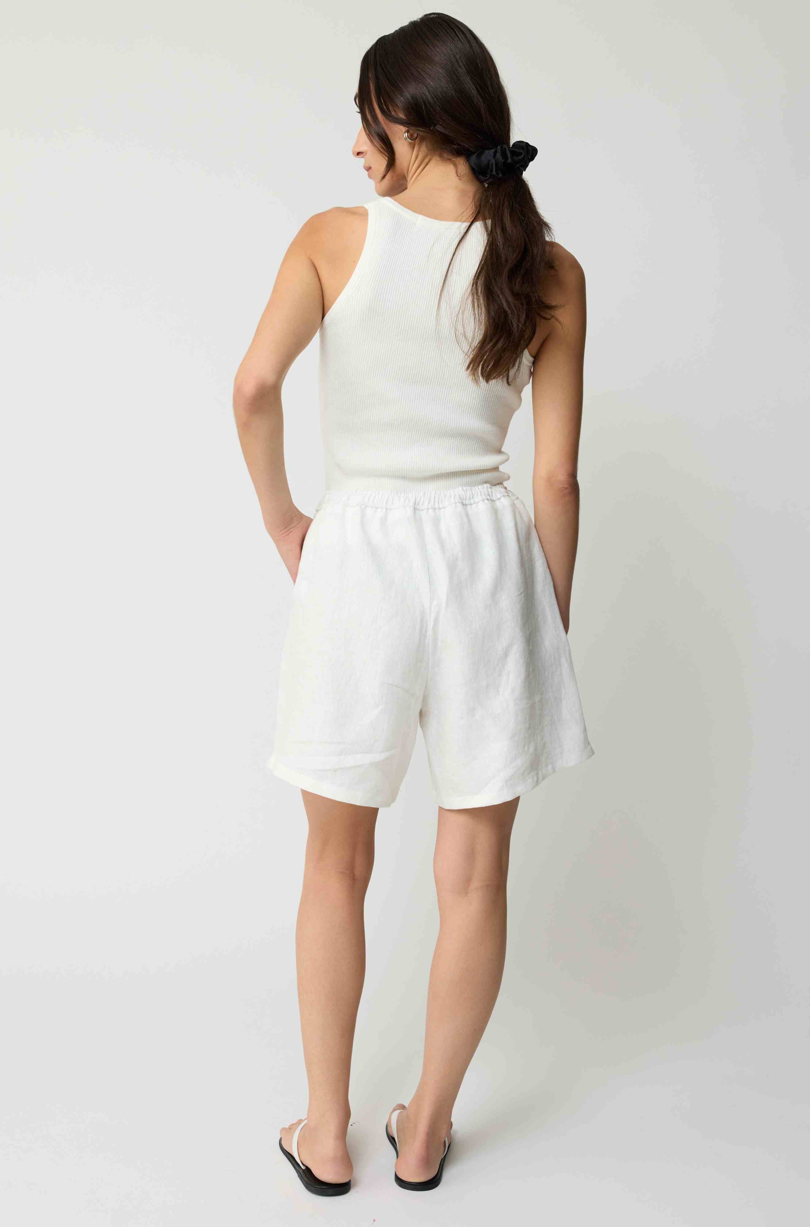 Linen Bermuda Shorts