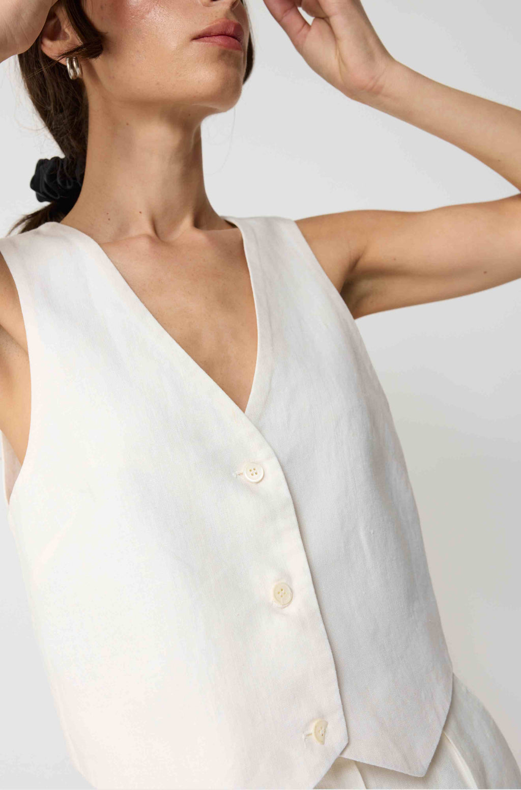 Linen Vest