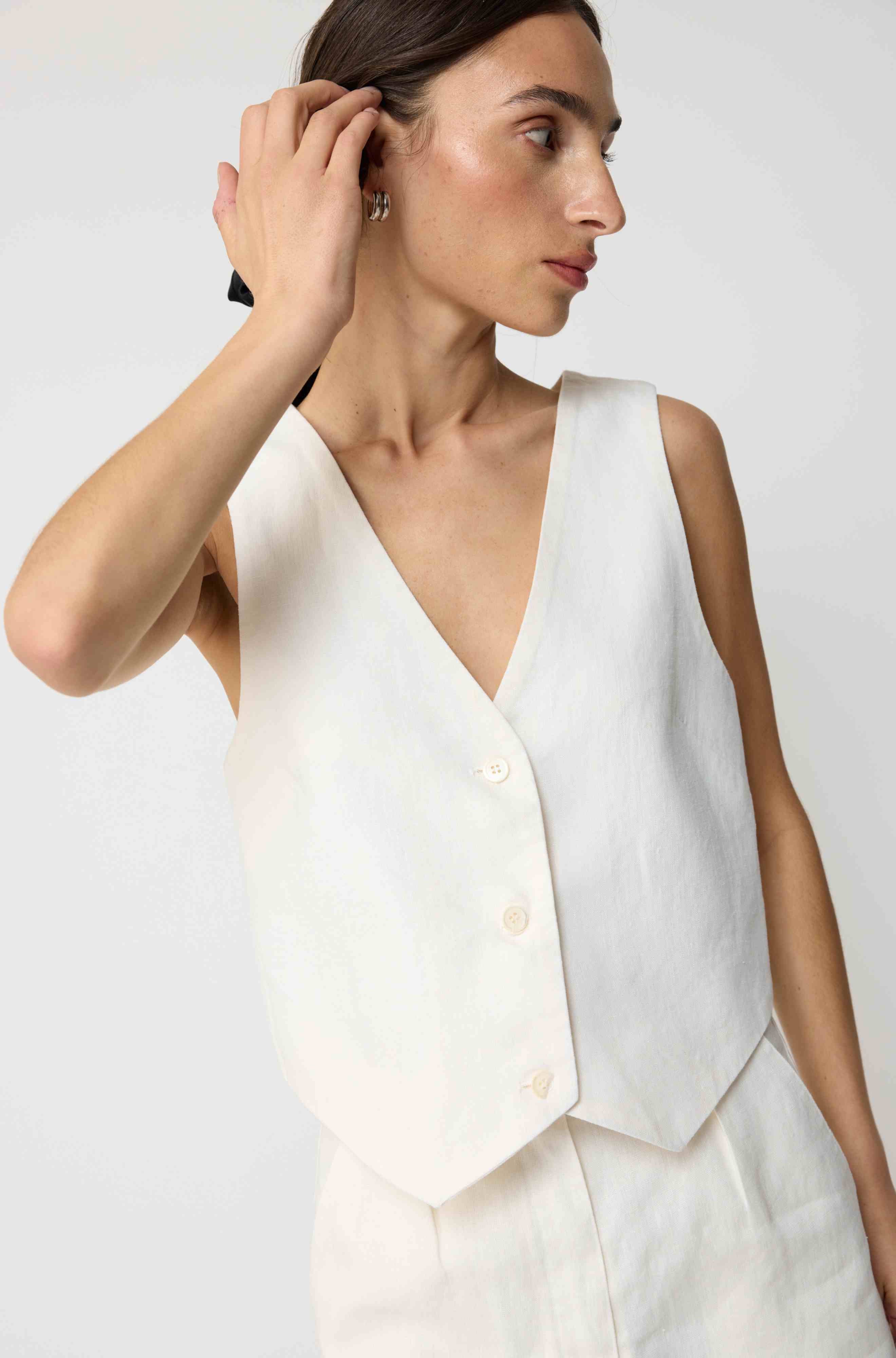 Linen Vest