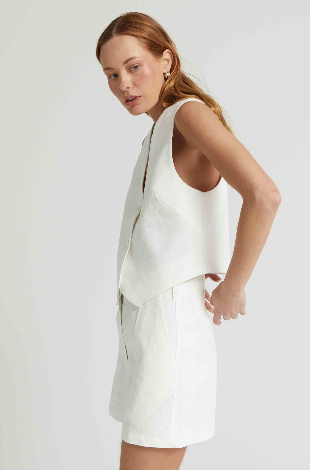 Linen Vest