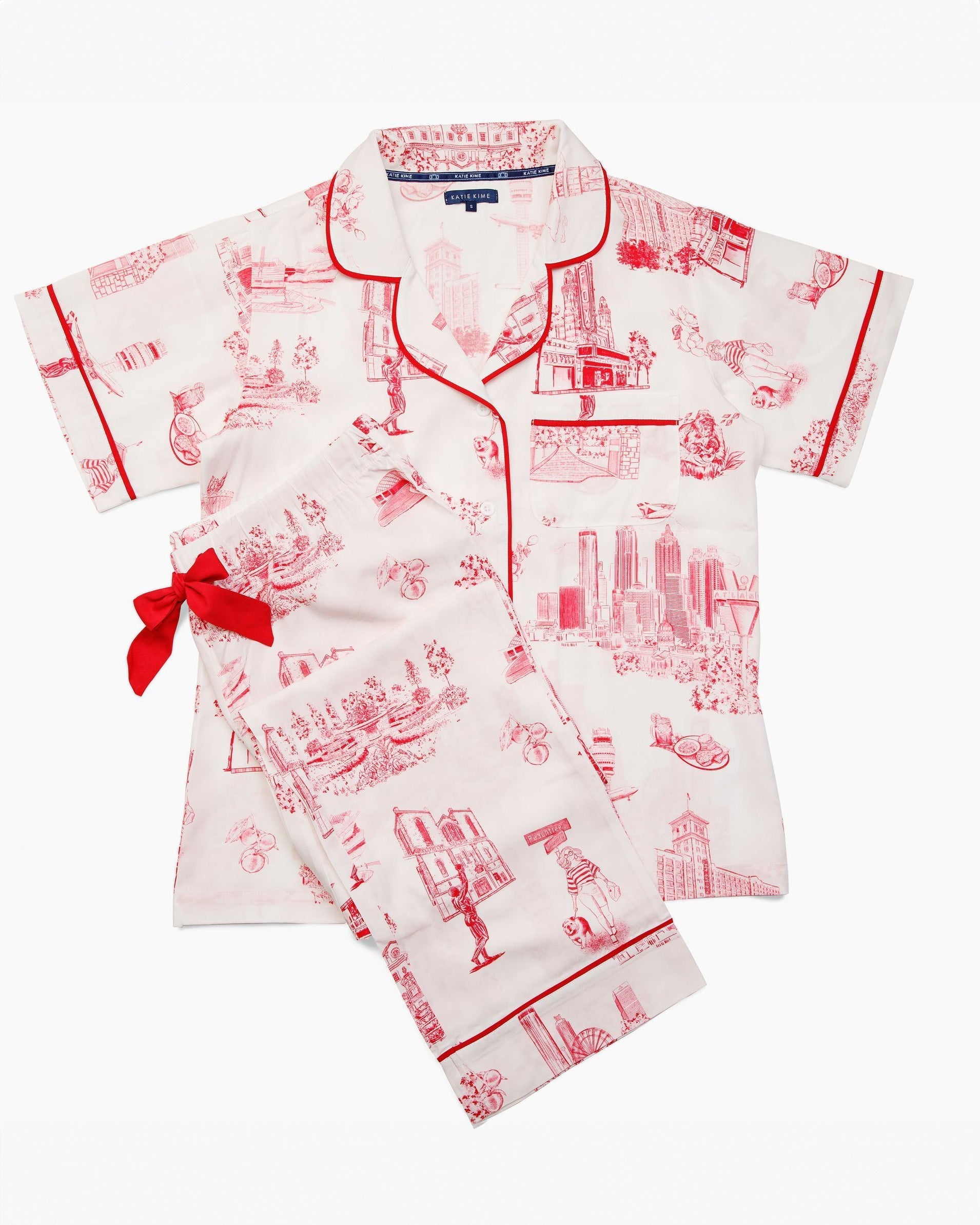 Atlanta Toile Pajama Pants Set