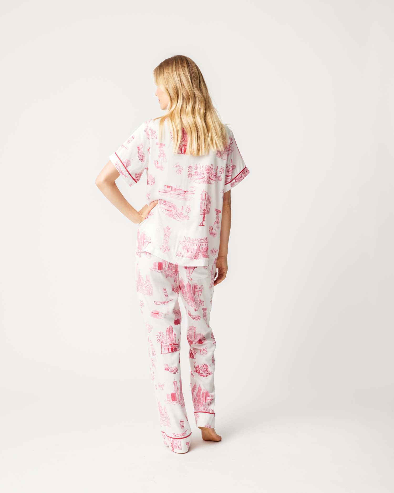 Atlanta Toile Pajama Pants Set