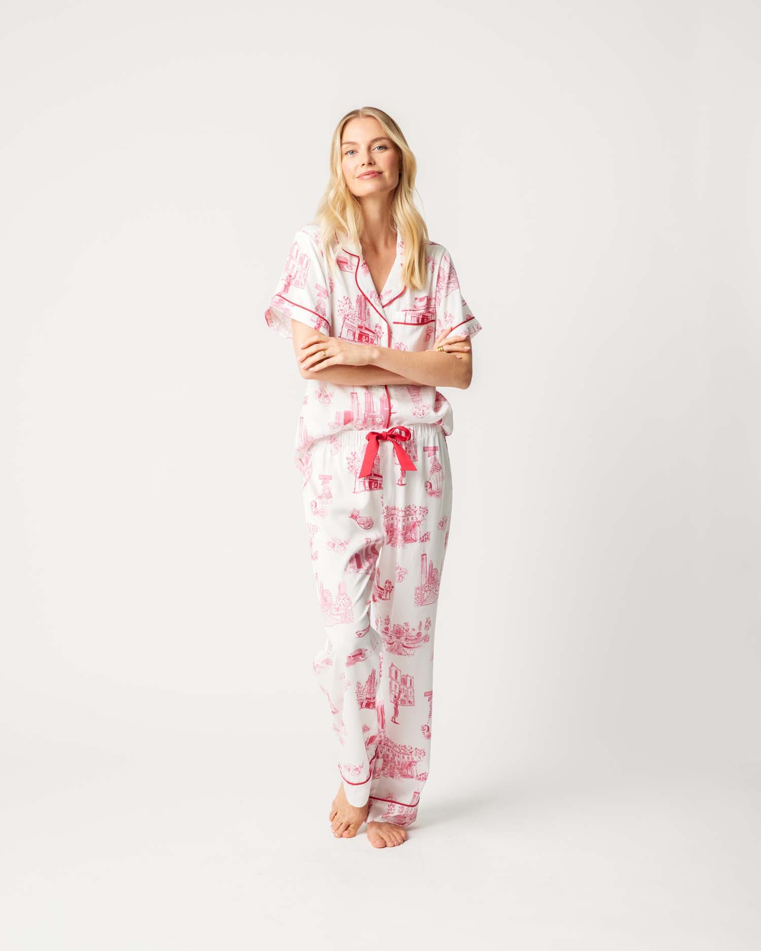 Atlanta Toile Pajama Pants Set