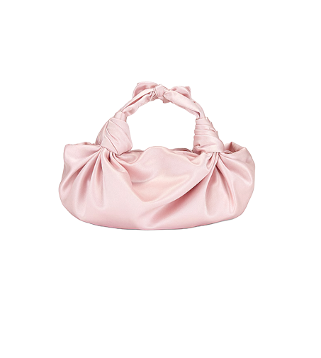 BLUSH NLA SILK KNOT BAG