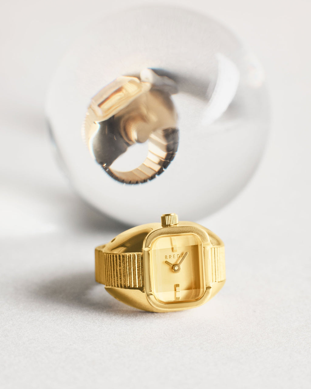 Nocturne Time Ring - Deep Gold/Amber