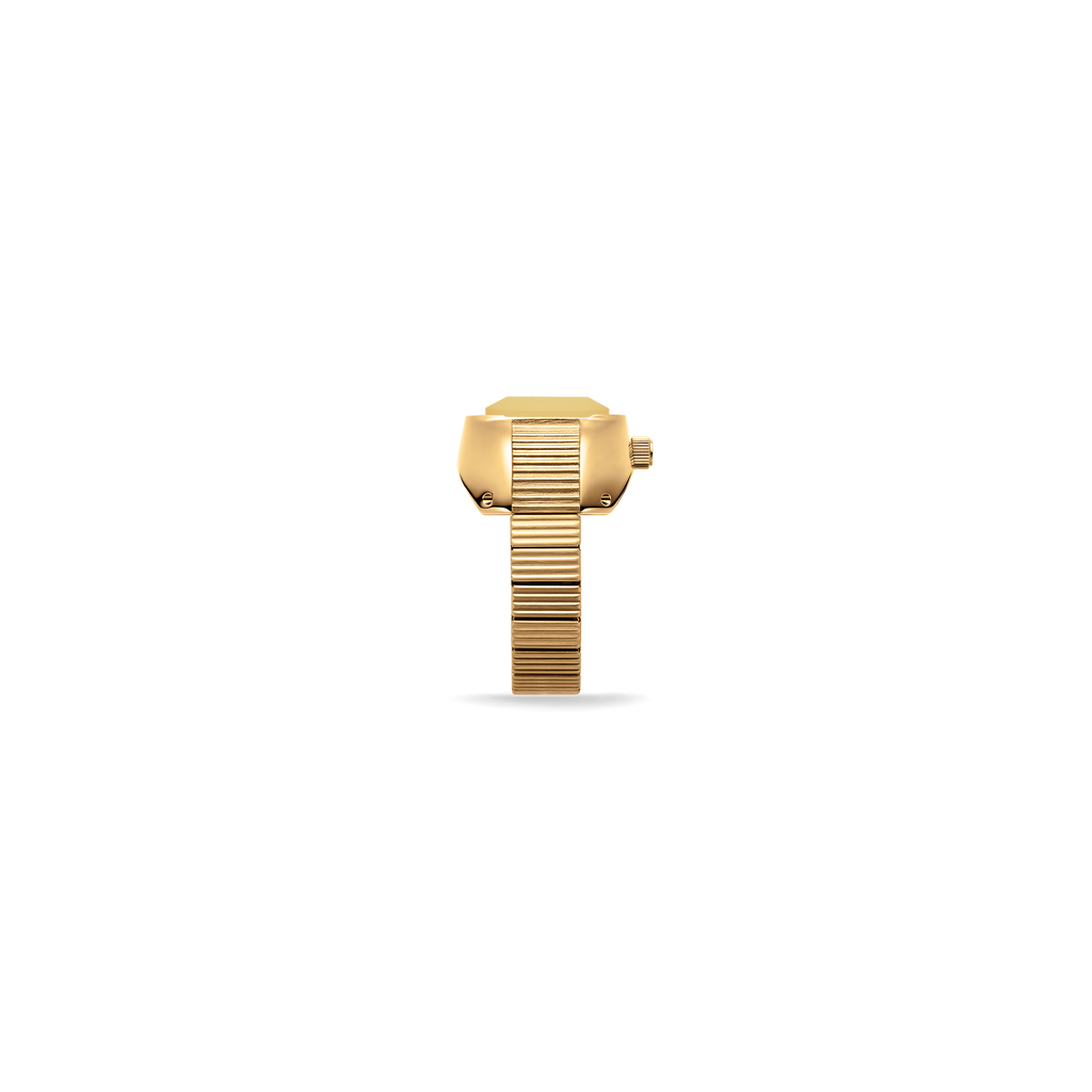 Nocturne Time Ring - Deep Gold/Amber