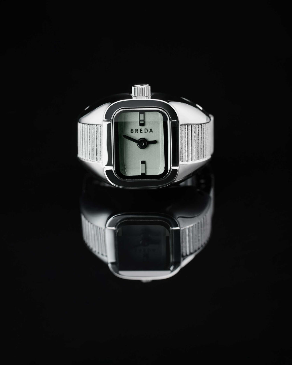 Nocturne Time Ring - Silver/Smoke