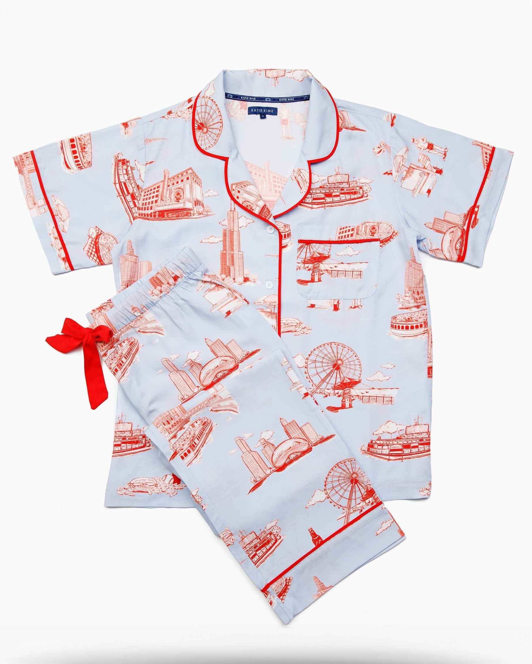 Chicago Toile Pajama Pants Set