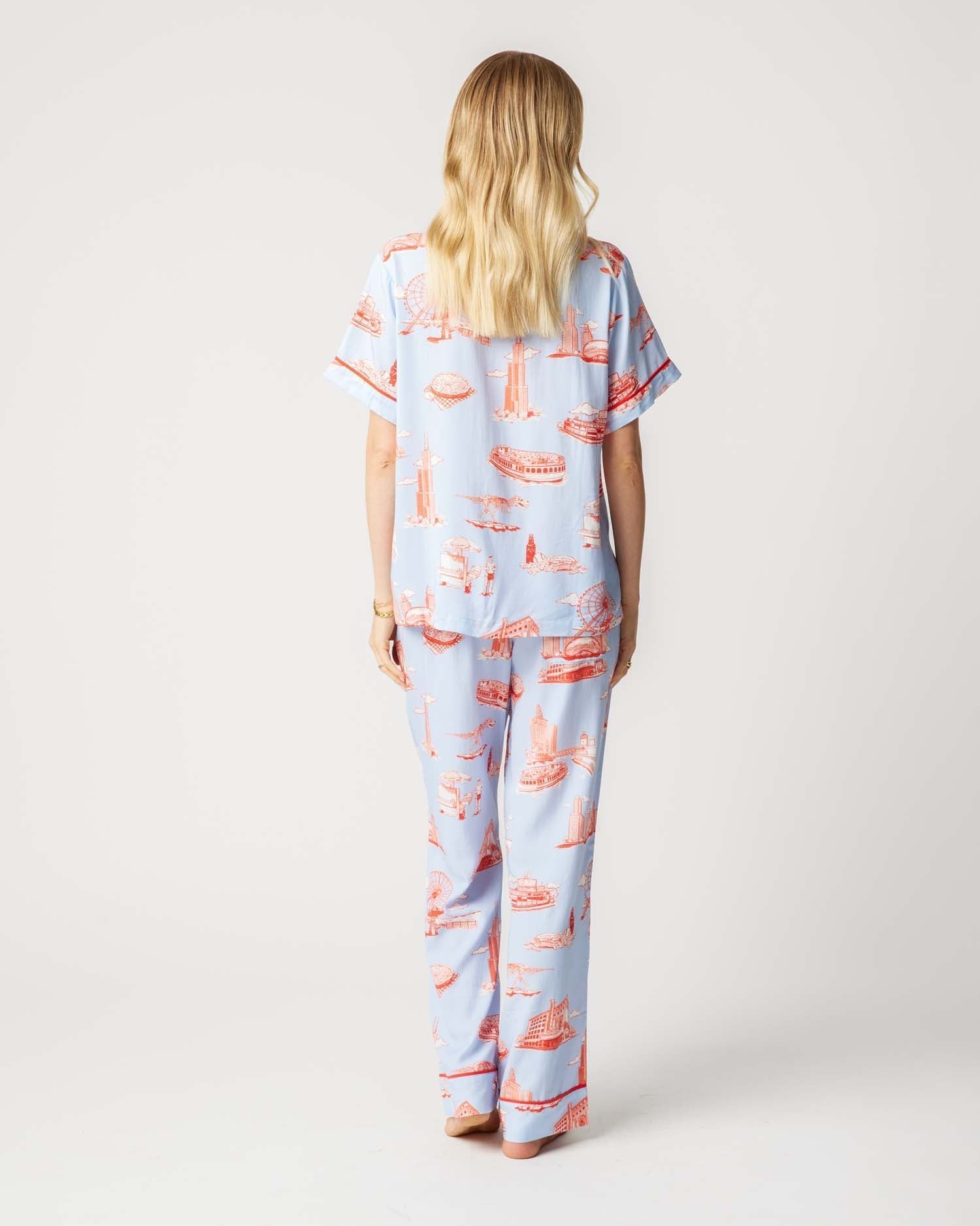 Chicago Toile Pajama Pants Set
