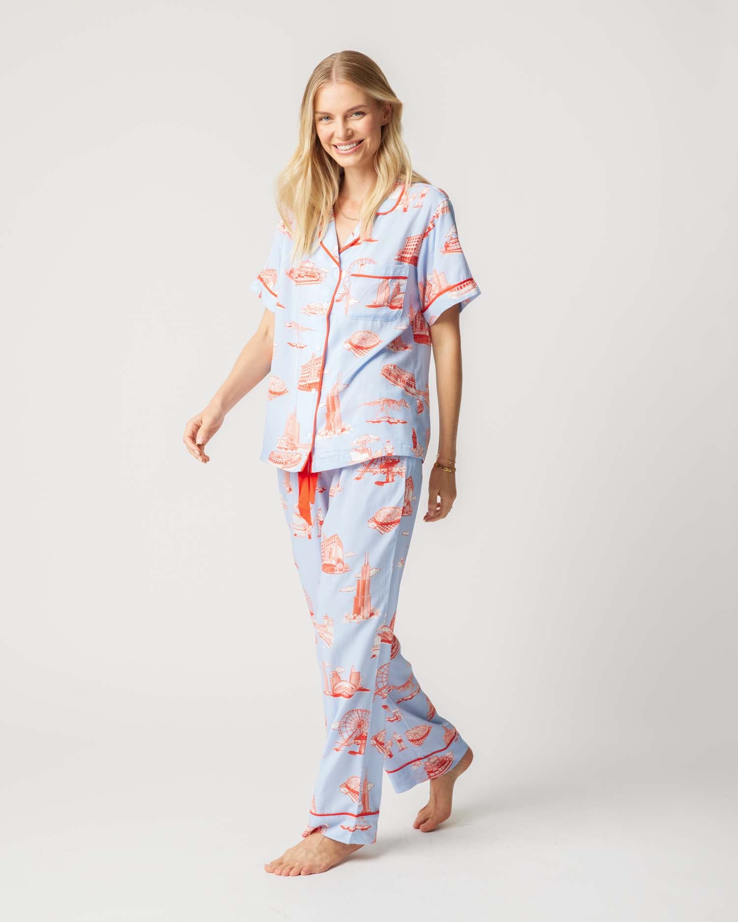 Chicago Toile Pajama Pants Set