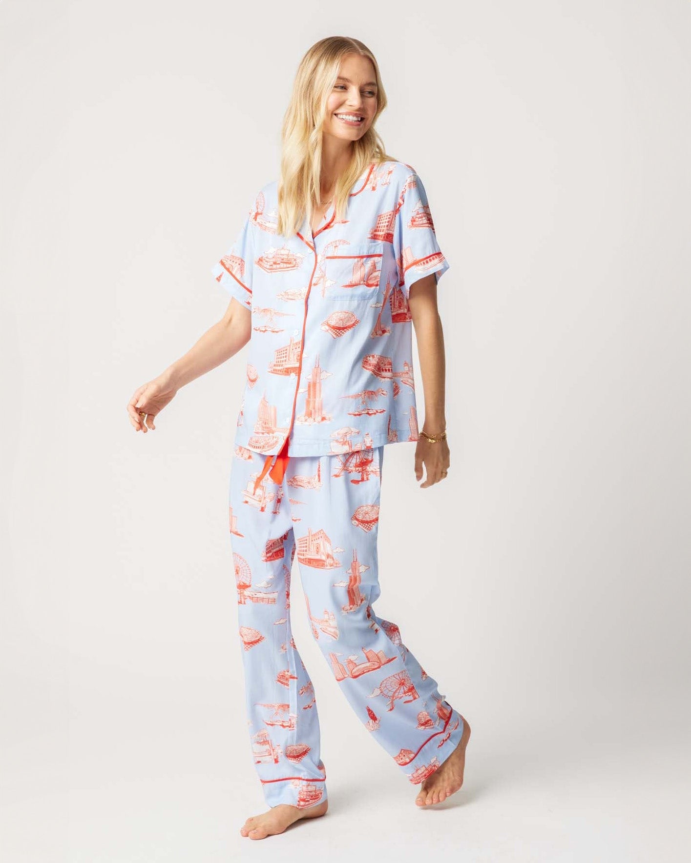Chicago Toile Pajama Pants Set