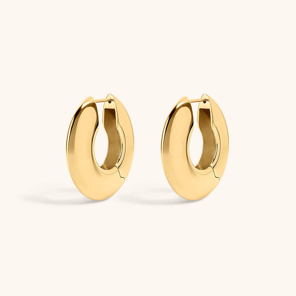 Puffy Disc Hoops