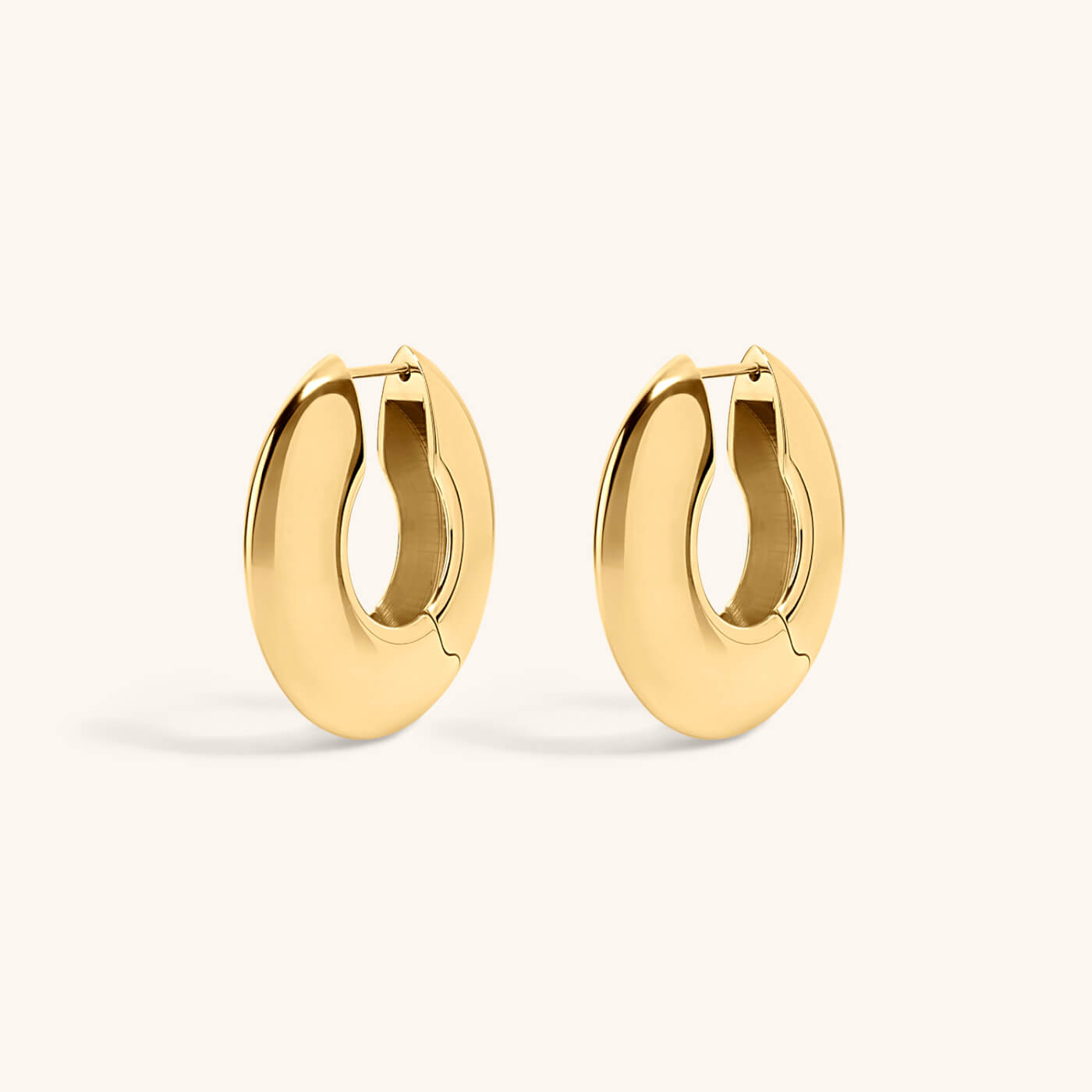 Puffy Disc Hoops