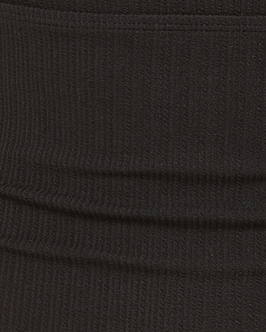 Erin Top In Black Texture with Tort Ring