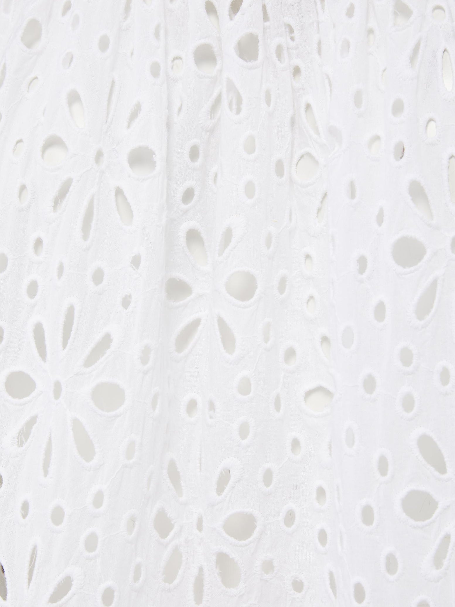 Lauren Coverup Dress Seaside Eyelet Fresh White